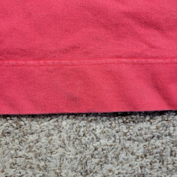 Tommy Hilfiger Rugby Shirt Mens Large Red Long Sleeve Preppy Retro Crest - Picture 7 of 9